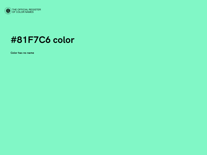 #81F7C6 color image