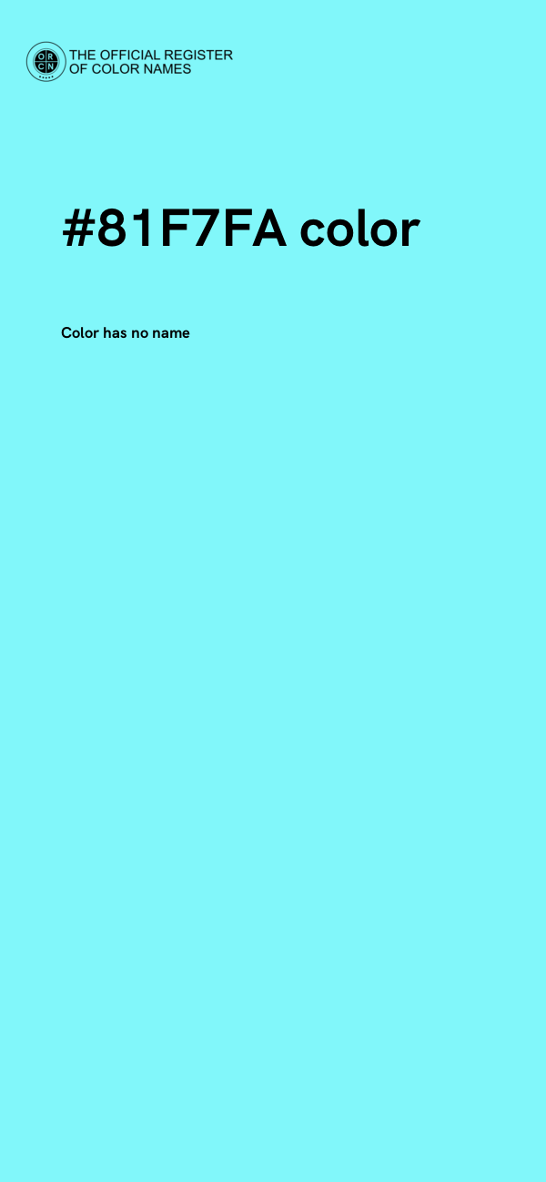 #81F7FA color image