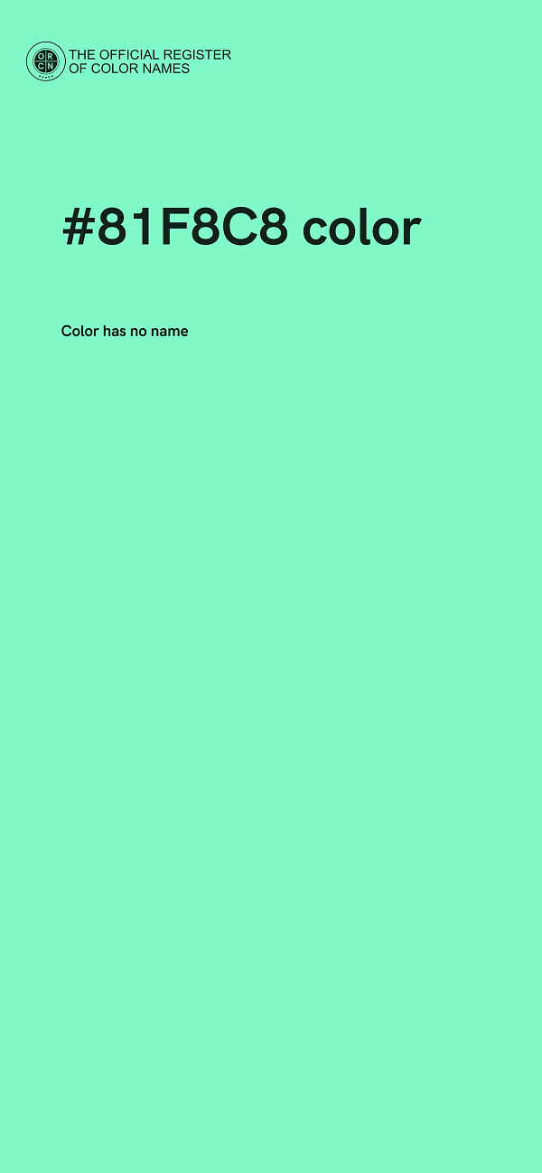 #81F8C8 color image