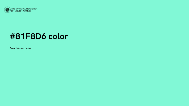 #81F8D6 color image