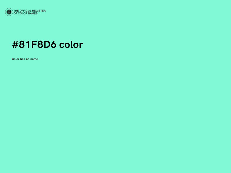 #81F8D6 color image