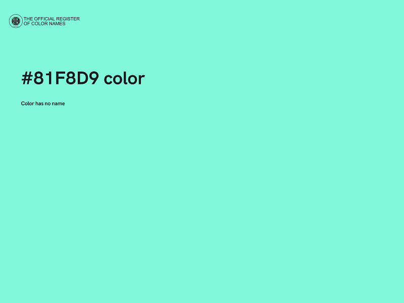 #81F8D9 color image