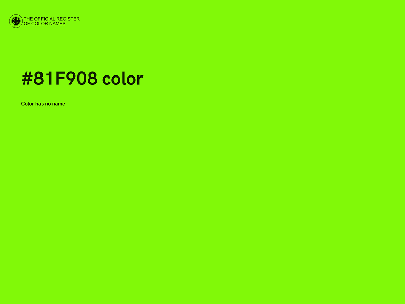 #81F908 color image