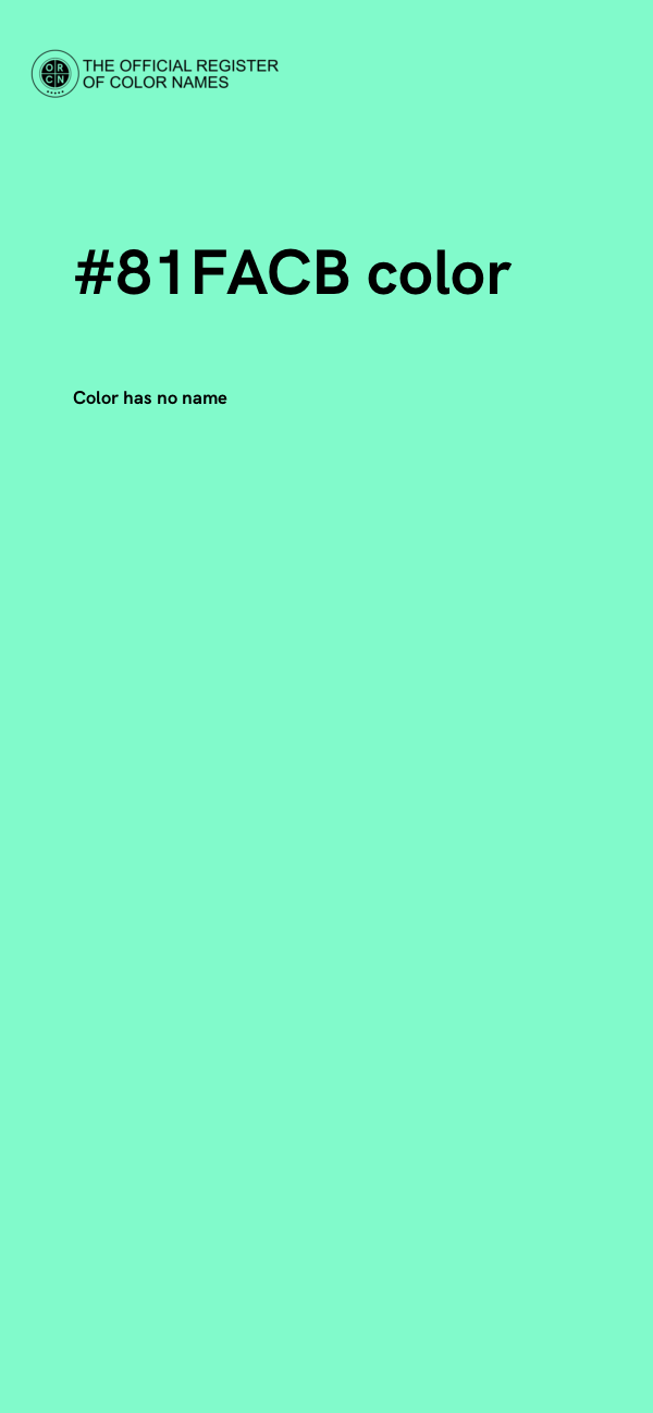 #81FACB color image