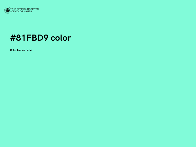 #81FBD9 color image
