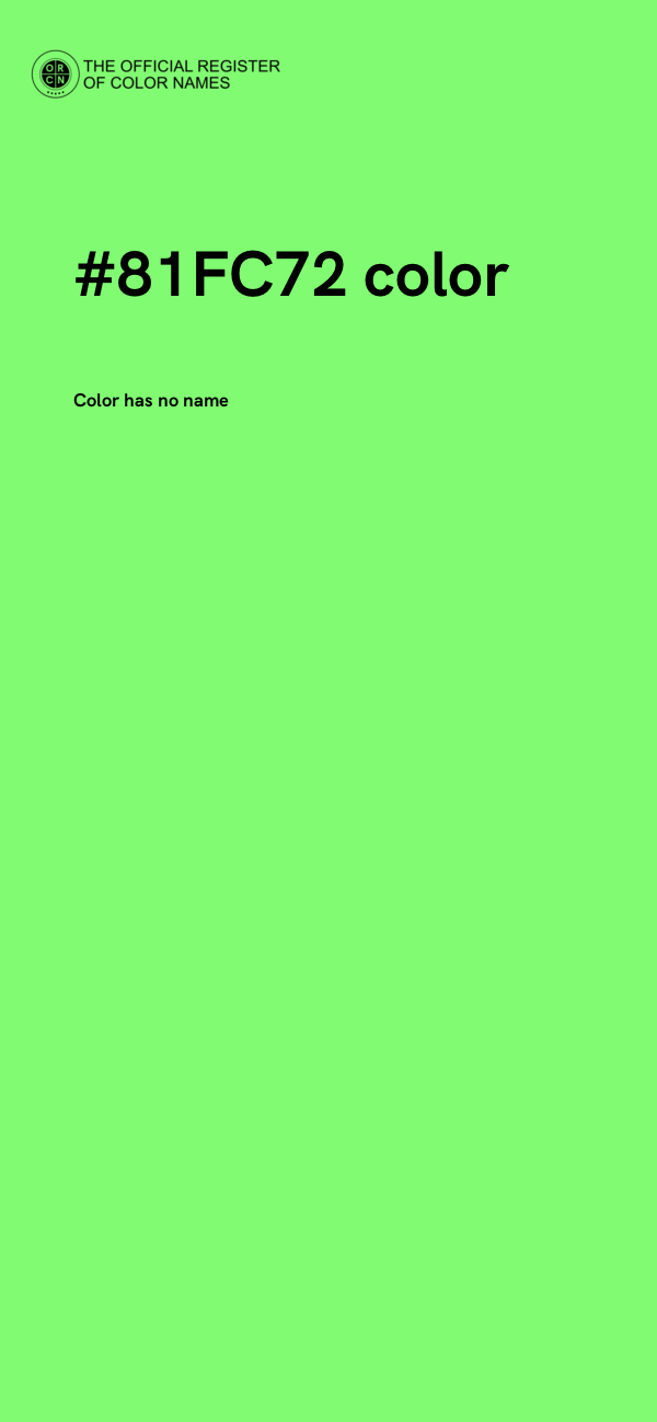 #81FC72 color image