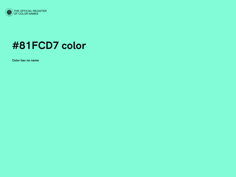 #81FCD7 color image
