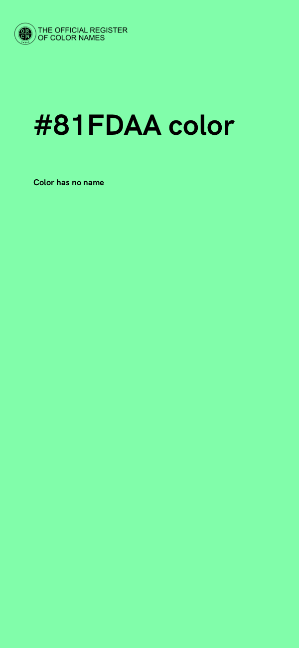 #81FDAA color image