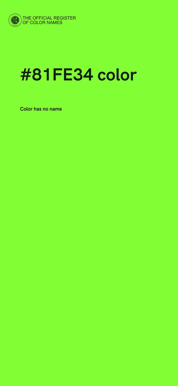 #81FE34 color image