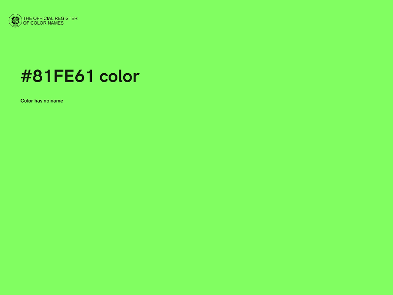 #81FE61 color image