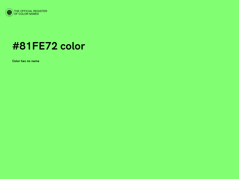 #81FE72 color image