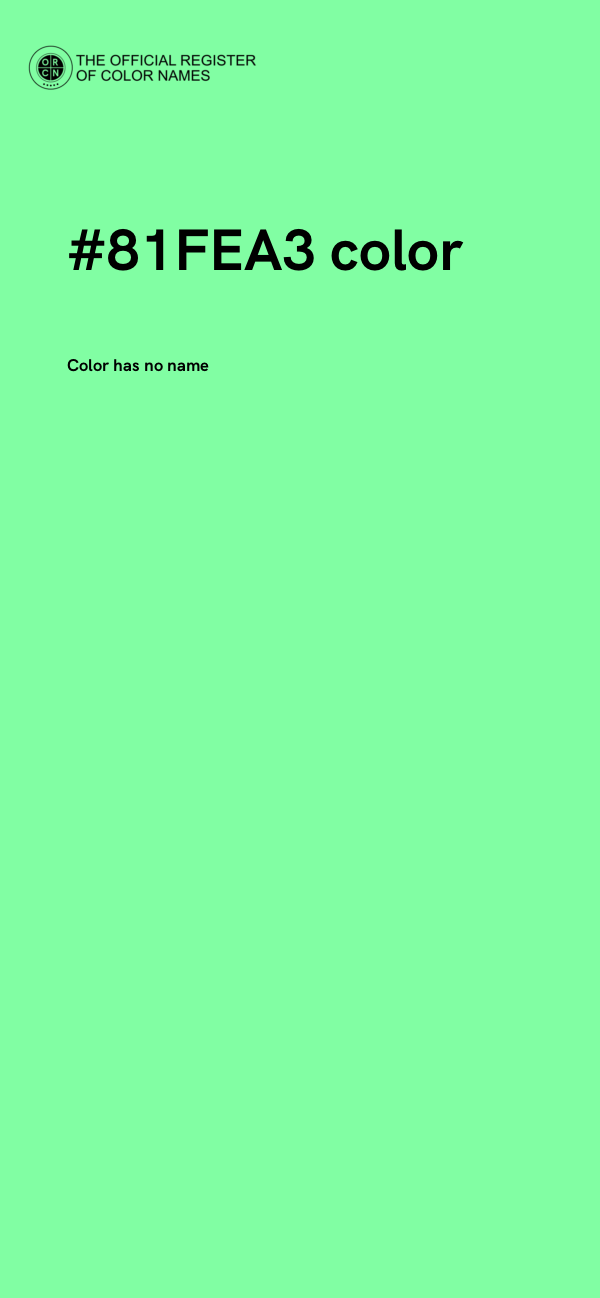 #81FEA3 color image