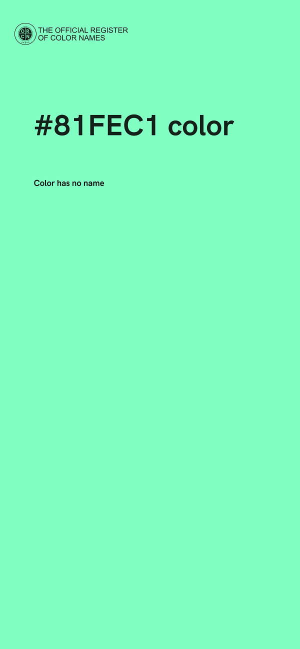 #81FEC1 color image