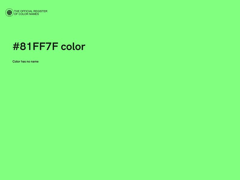 #81FF7F color image