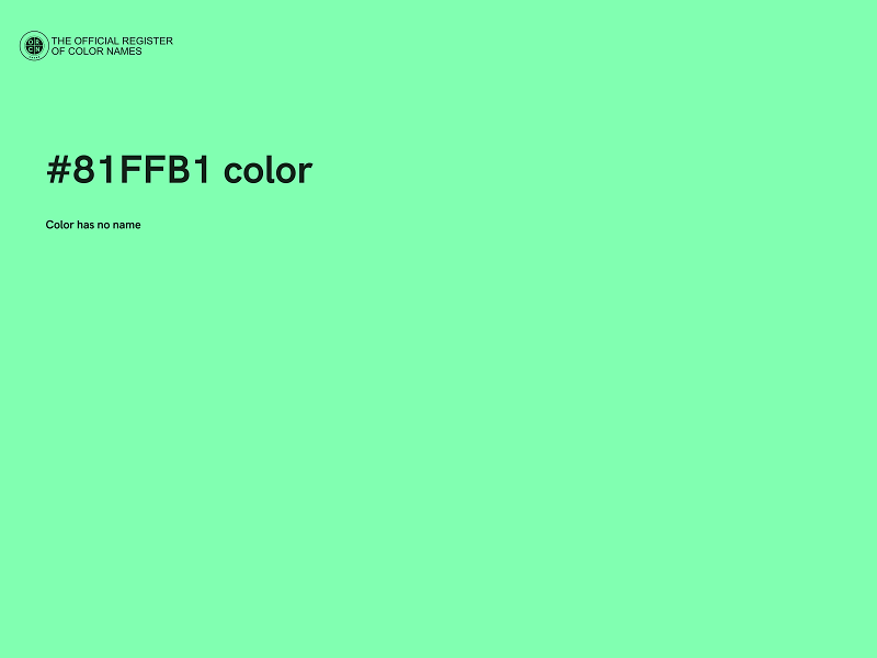 #81FFB1 color image