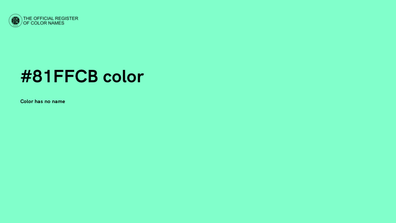 #81FFCB color image