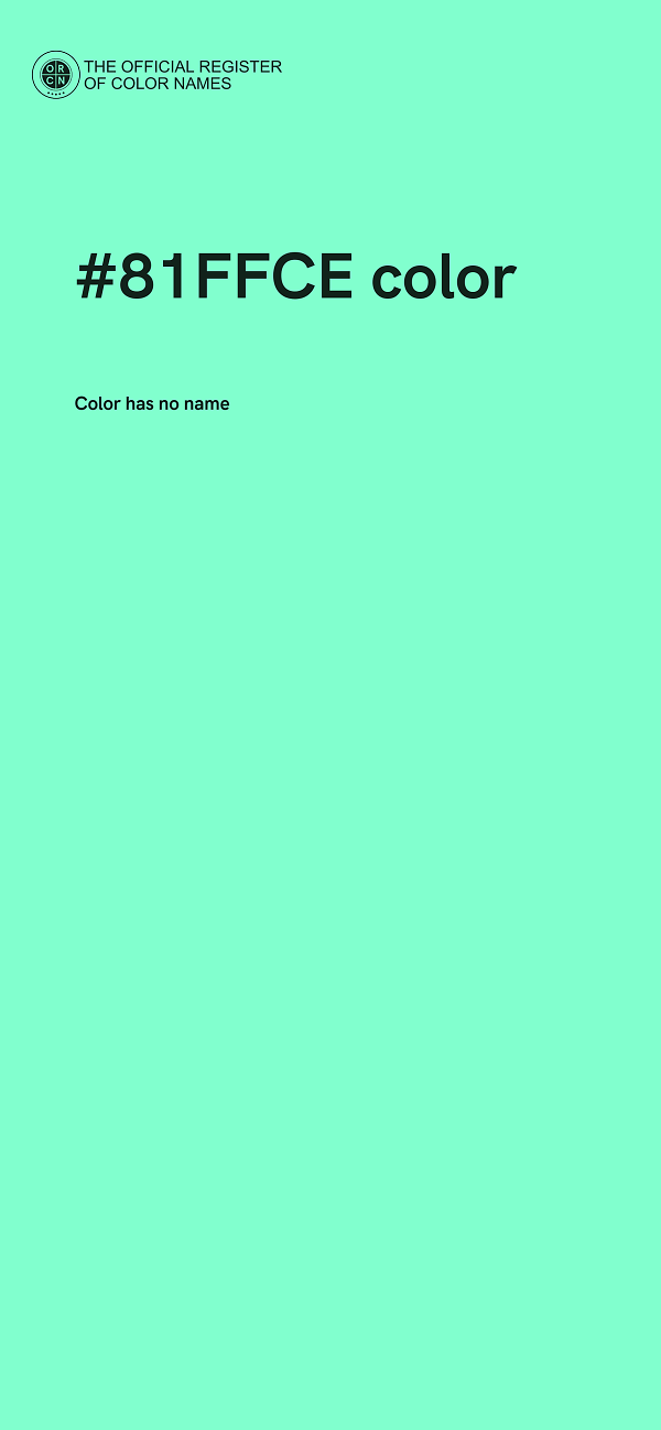 #81FFCE color image