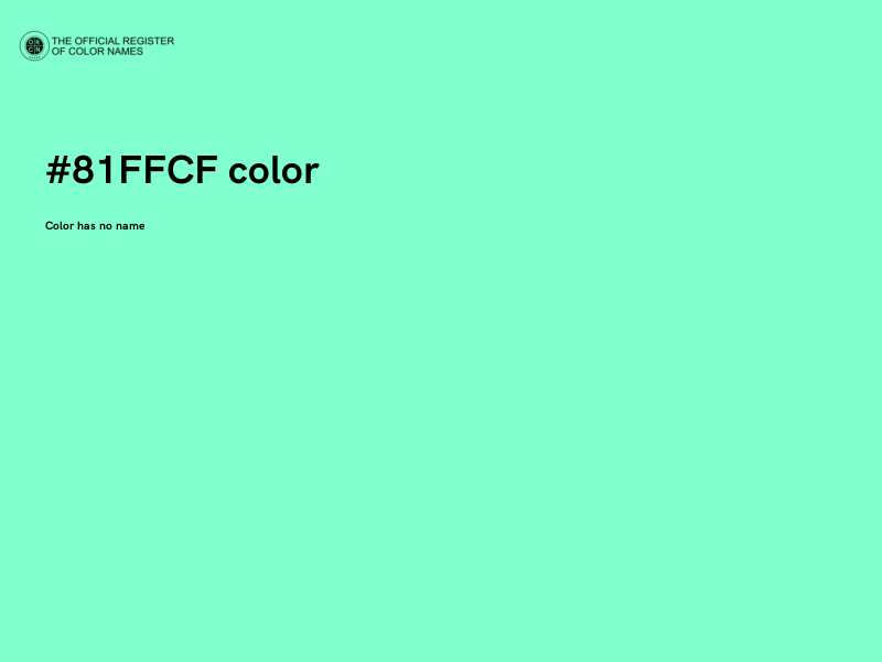 #81FFCF color image