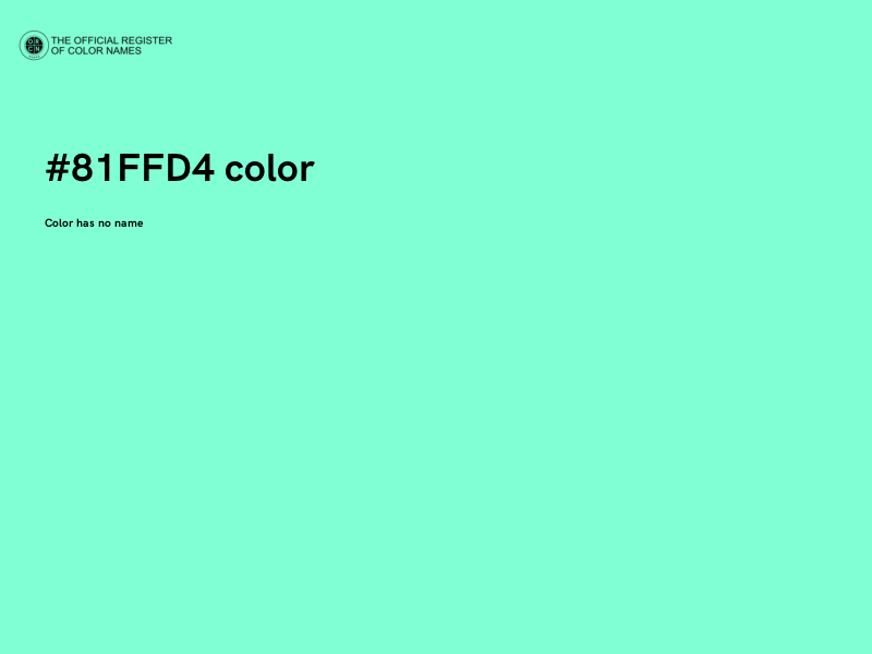 #81FFD4 color image
