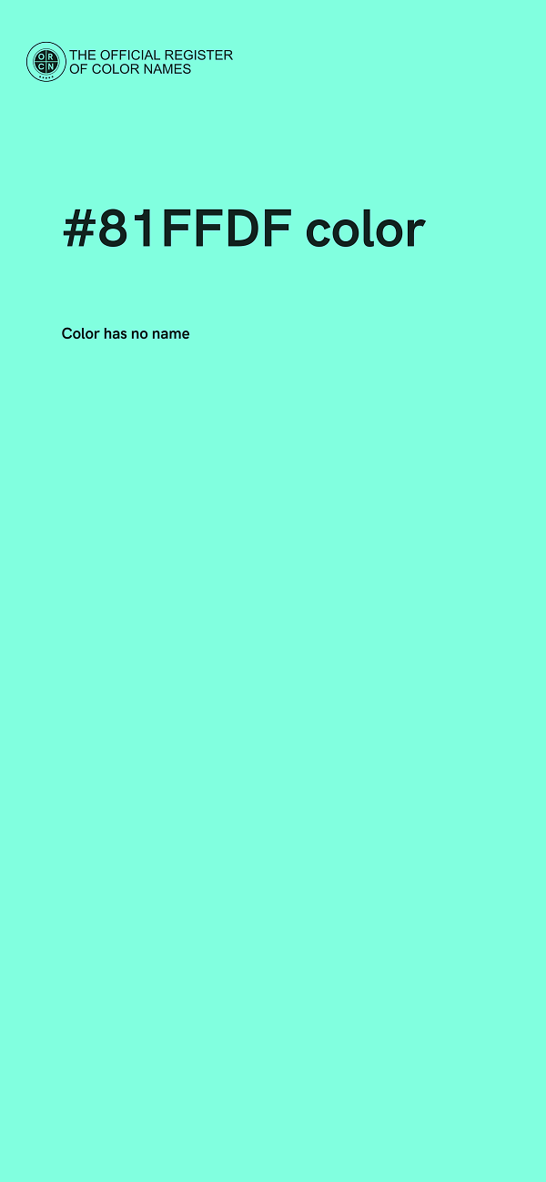 #81FFDF color image