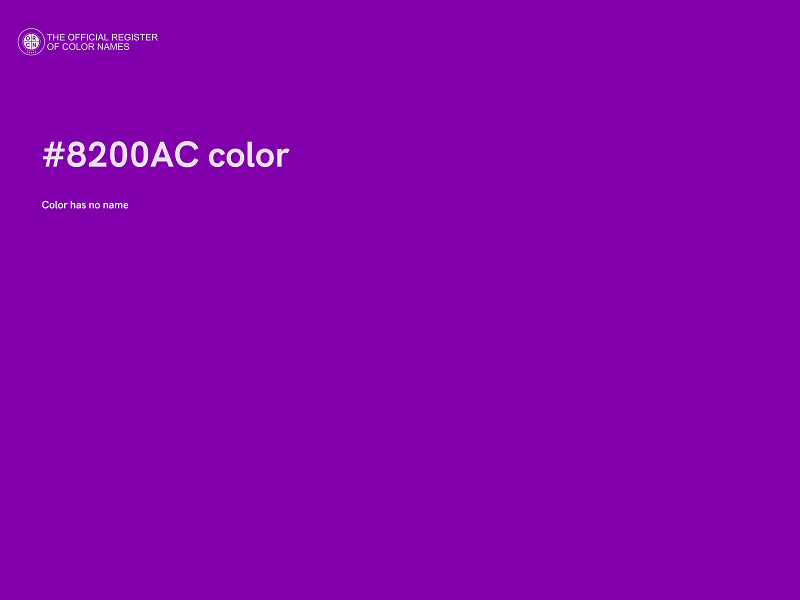 #8200AC color image