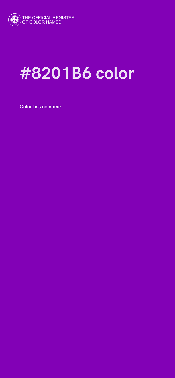 #8201B6 color image
