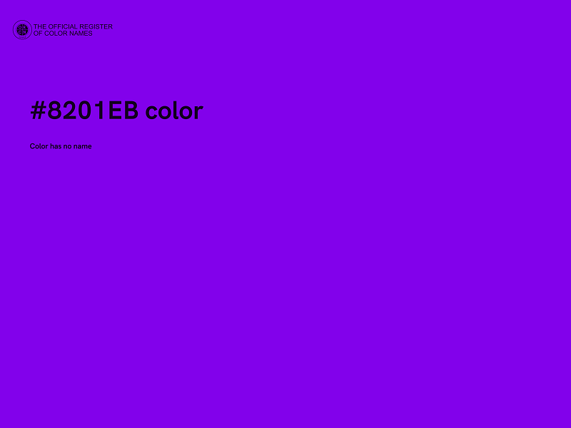 #8201EB color image