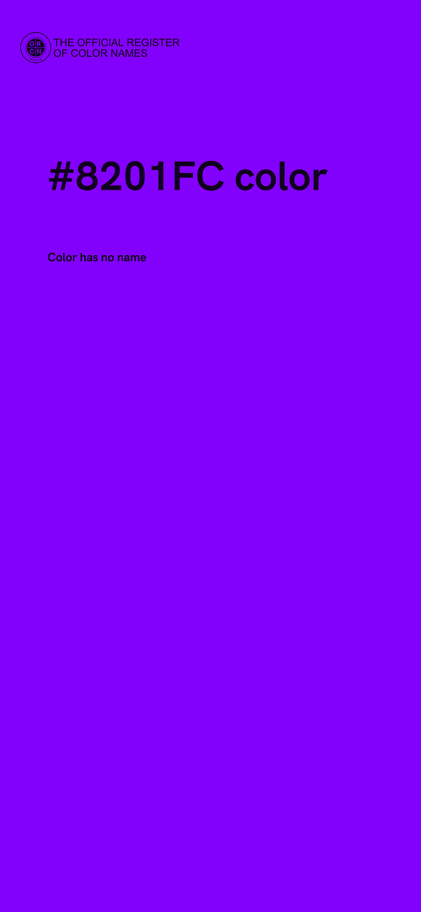 #8201FC color image