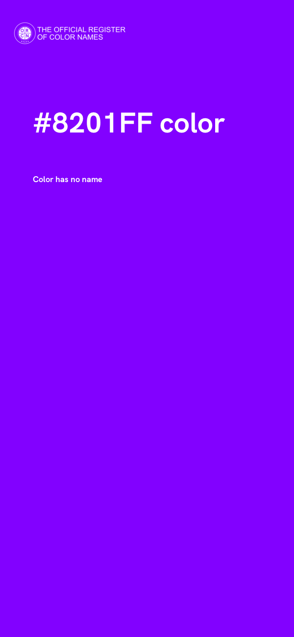 #8201FF color image