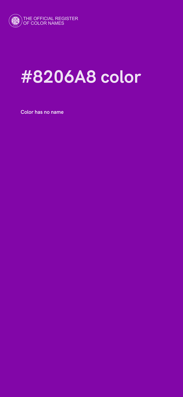 #8206A8 color image