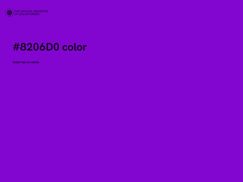 #8206D0 color image