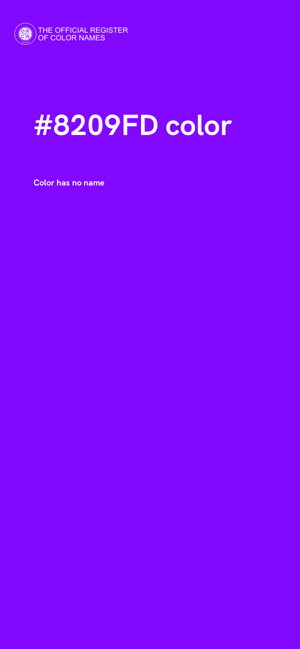 #8209FD color image
