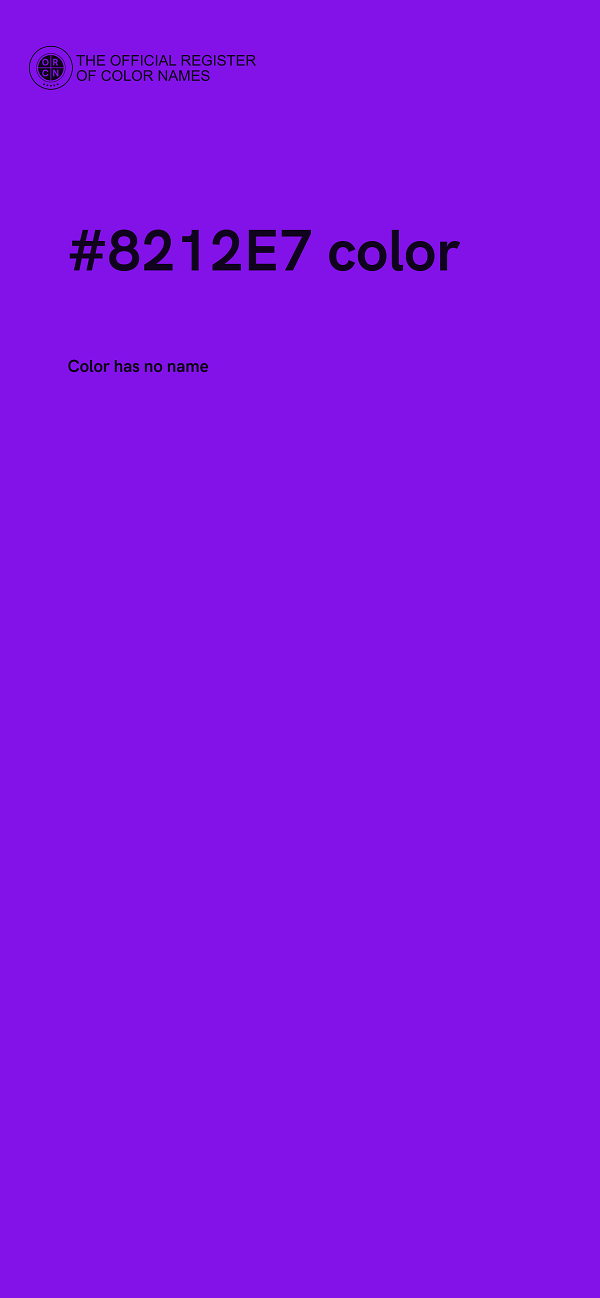 #8212E7 color image