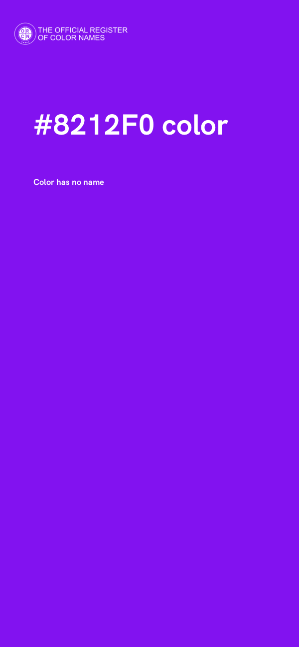 #8212F0 color image