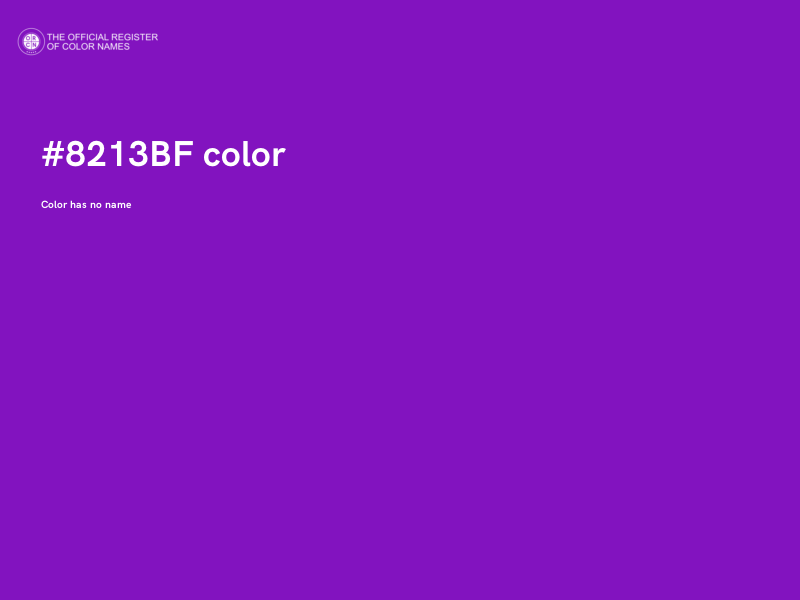#8213BF color image