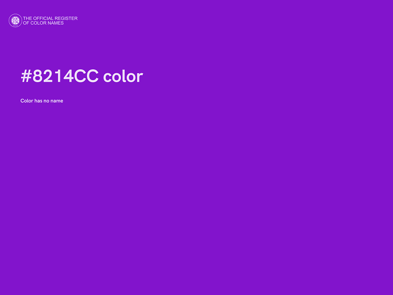 #8214CC color image