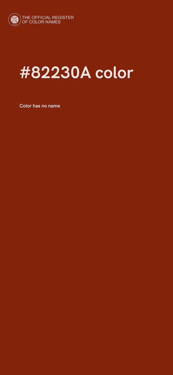 #82230A color image