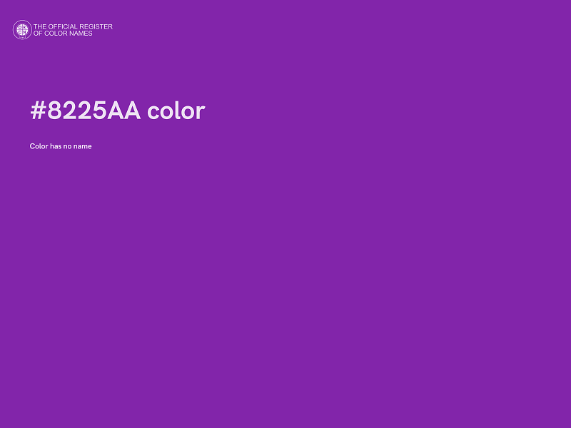 #8225AA color image