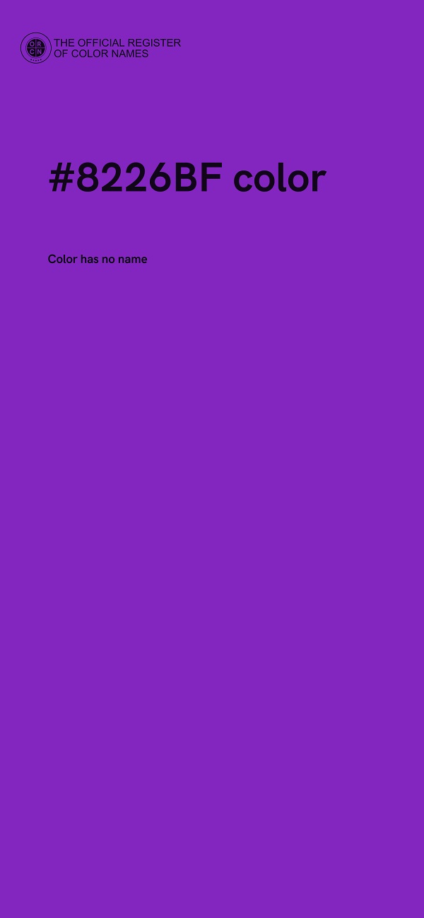 #8226BF color image