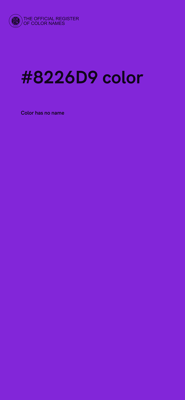 #8226D9 color image