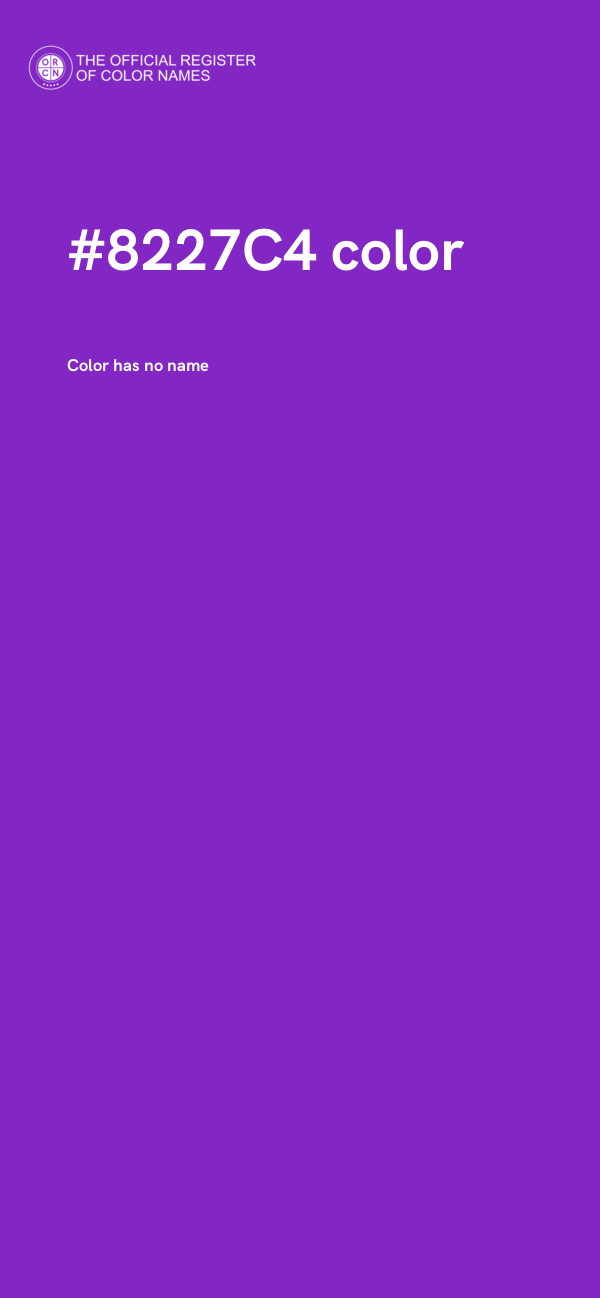 #8227C4 color image