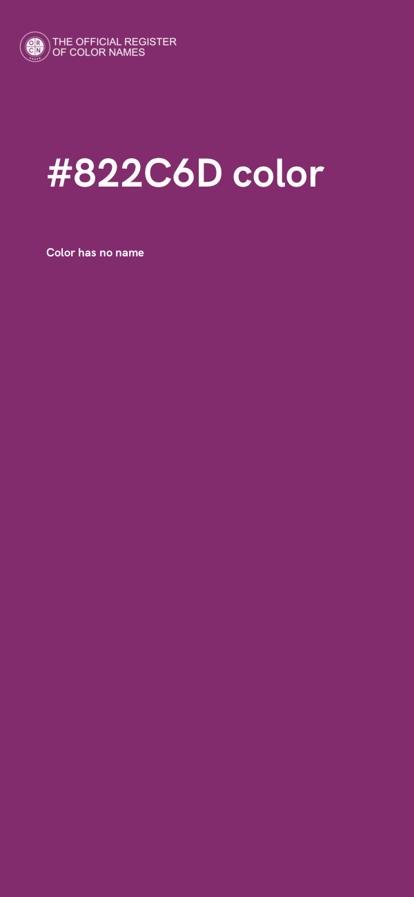 #822C6D color image