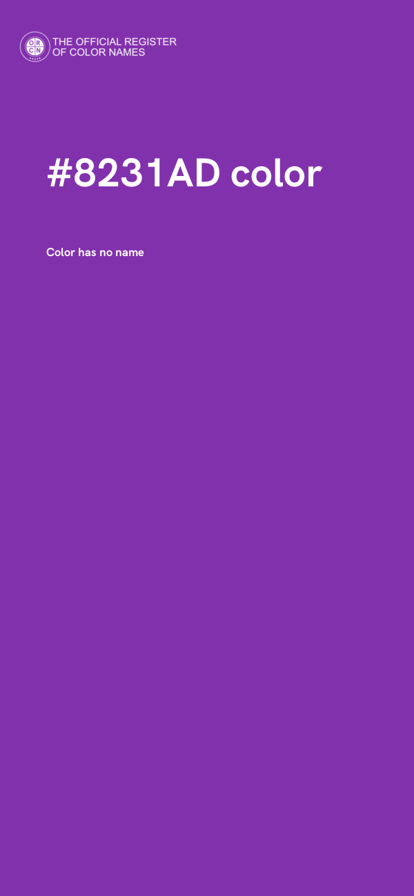 #8231AD color image