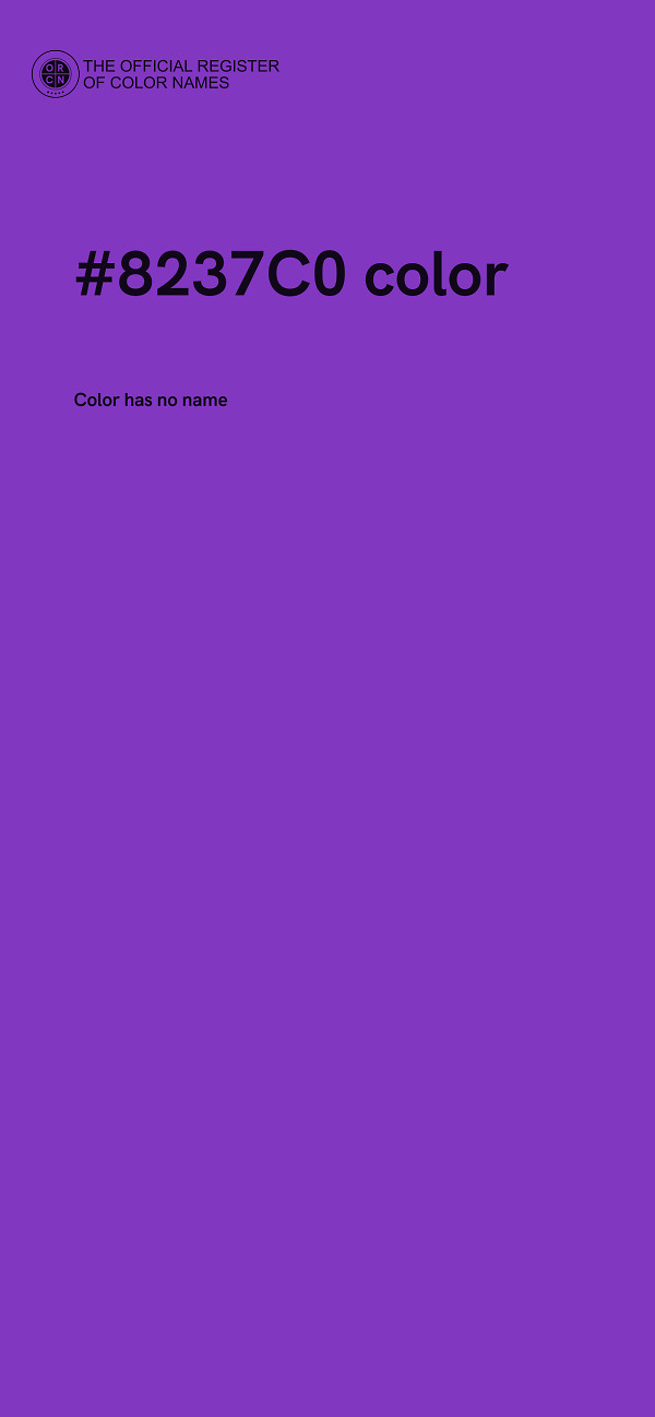 #8237C0 color image