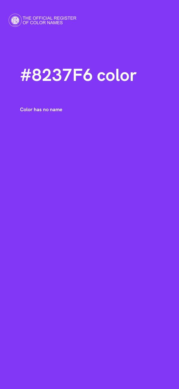 #8237F6 color image