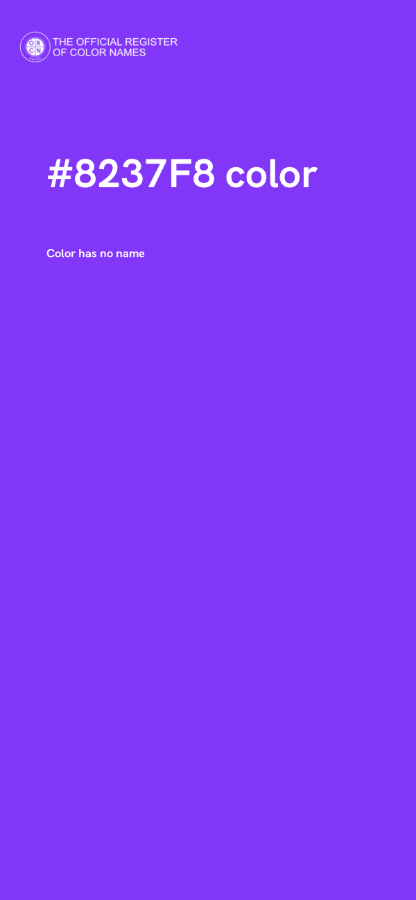 #8237F8 color image