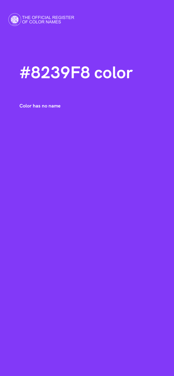 #8239F8 color image