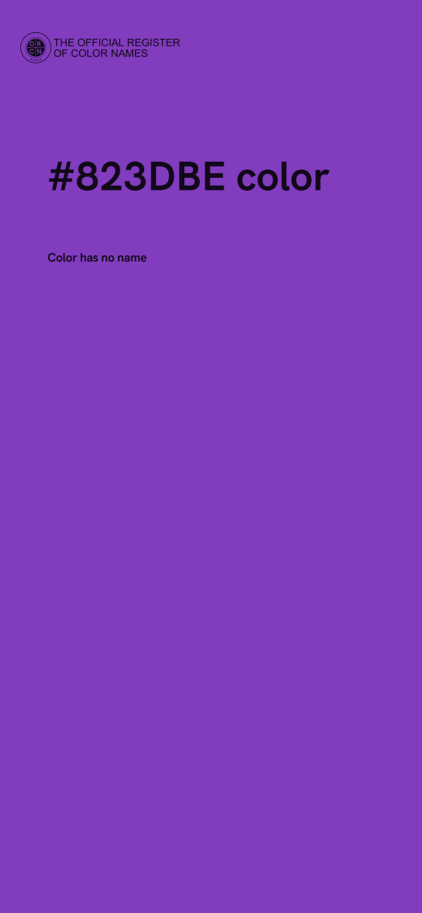 #823DBE color image