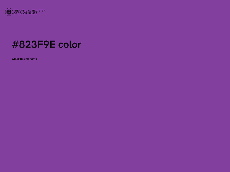 #823F9E color image