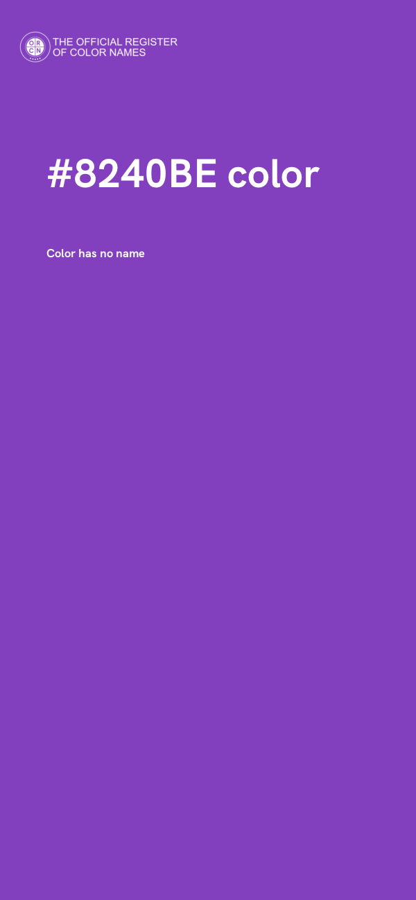 #8240BE color image